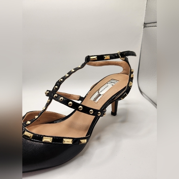INC Carma Pointed Toe Studded Kitten Heel Pumps - Picture 6 of 7